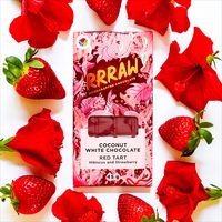 Rrraw Coconut White Chocolate - Red Tart